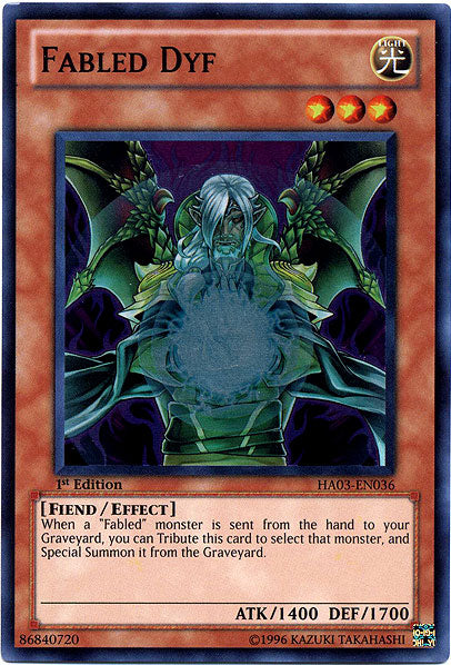 Fabled Dyf [HA03-EN036] Super Rare - Duel Kingdom