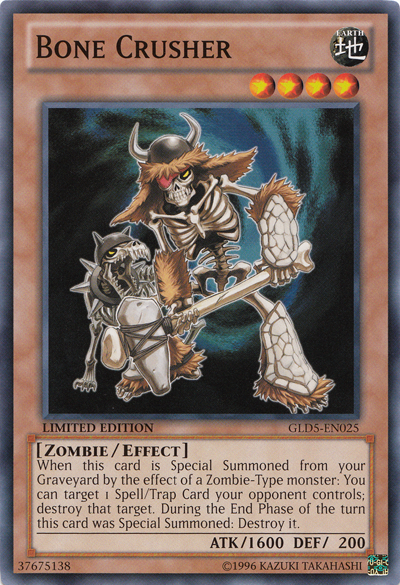 Bone Crusher [GLD5-EN025] Common - Duel Kingdom