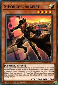 S-Force Orrafist [BLVO-EN013] Super Rare - Duel Kingdom
