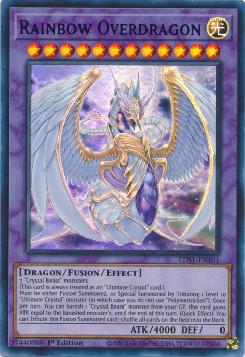 Rainbow Overdragon (Purple) [LDS1-EN101] Ultra Rare - Duel Kingdom