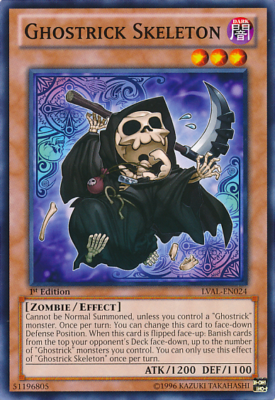 Ghostrick Skeleton [LVAL-EN024] Common - Duel Kingdom