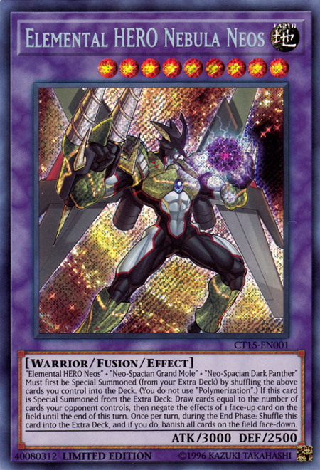 Elemental Hero Nebula Neos [CT15-EN001] Secret Rare - Duel Kingdom