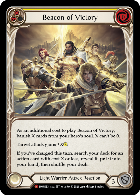 Beacon of Victory [MON033] 1st Edition Normal - Duel Kingdom