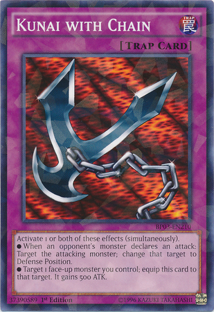 Kunai with Chain [BP03-EN210] Shatterfoil Rare - Duel Kingdom