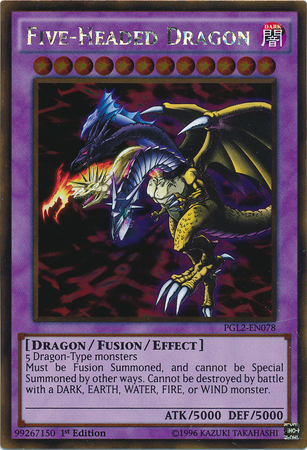 Five-Headed Dragon [PGL2-EN078] Gold Rare - Duel Kingdom