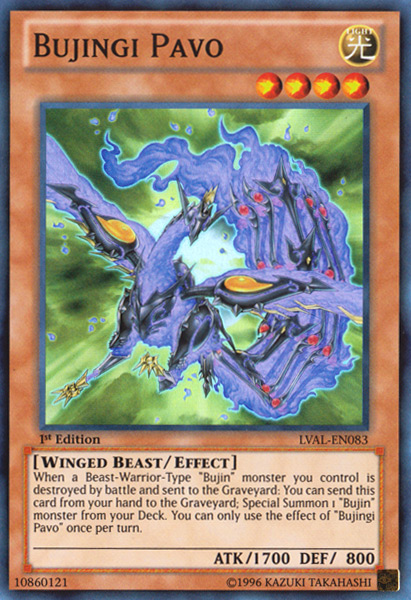 Bujingi Pavo [LVAL-EN083] Super Rare - Duel Kingdom