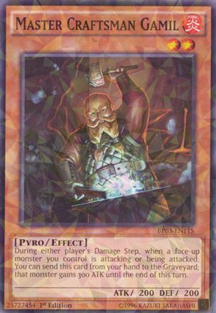 Master Craftsman Gamil [BP03-EN115] Shatterfoil Rare - Duel Kingdom