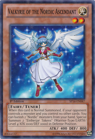 Valkyrie of the Nordic Ascendant [SP14-EN047] Starfoil Rare - Duel Kingdom