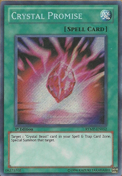 Crystal Promise [RYMP-EN052] Secret Rare - Duel Kingdom