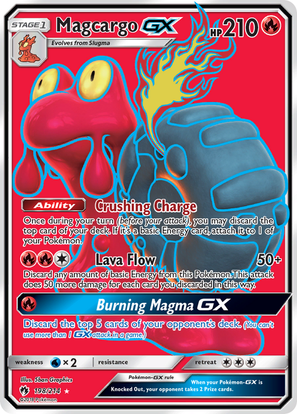Magcargo GX (198/214) [Sun & Moon: Lost Thunder] - Duel Kingdom