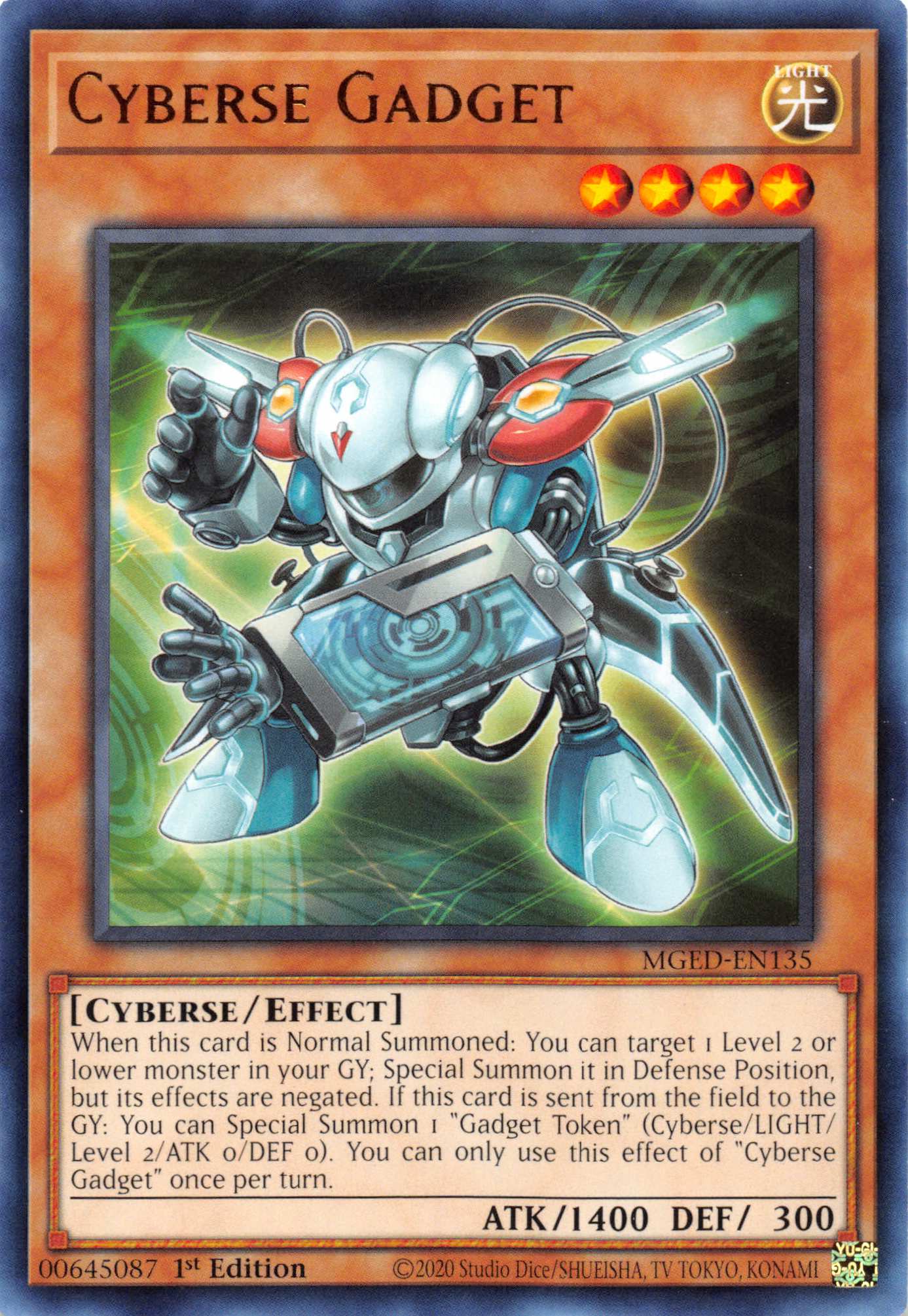 Cyberse Gadget [MGED-EN135] Rare - Duel Kingdom