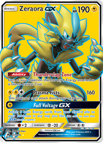 Zeraora GX (201/214) [Sun & Moon: Lost Thunder] - Duel Kingdom