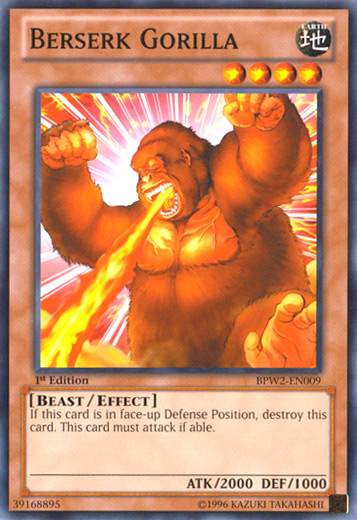 Berserk Gorilla [BPW2-EN009] Common - Duel Kingdom