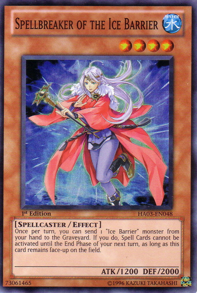 Spellbreaker of the Ice Barrier [HA03-EN048] Super Rare - Duel Kingdom