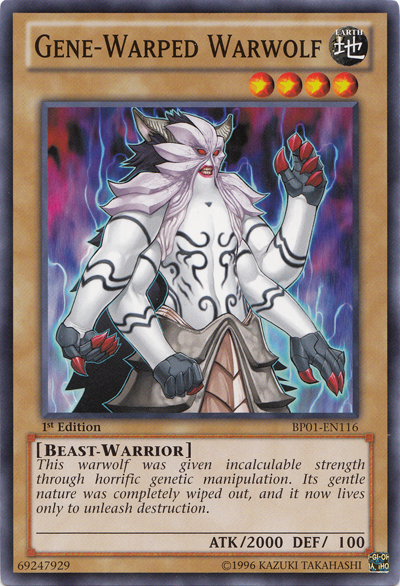 Gene-Warped Warwolf [BP01-EN116] Common - Duel Kingdom