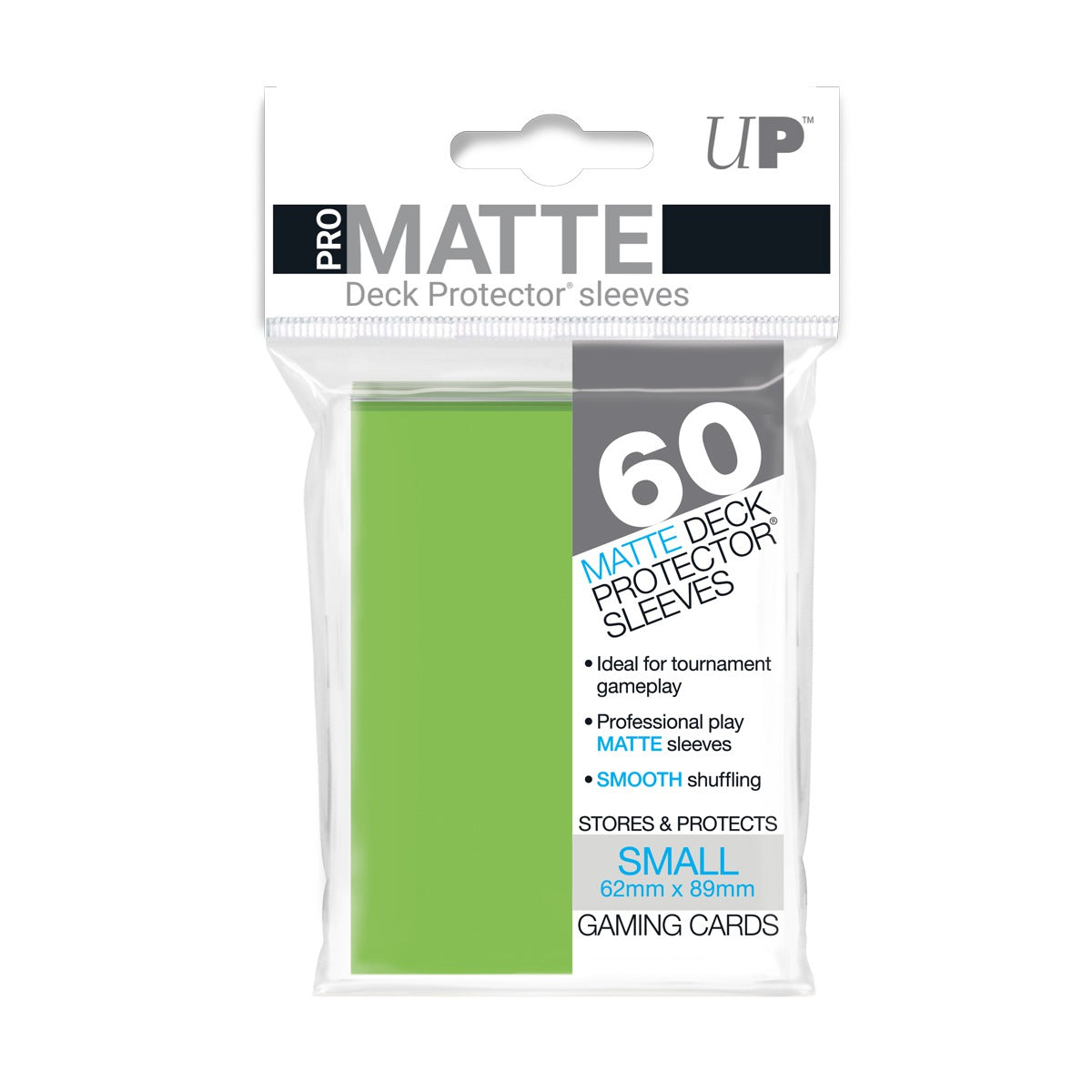 60ct Pro-Matte Lime Green Small Deck Protectors - Duel Kingdom