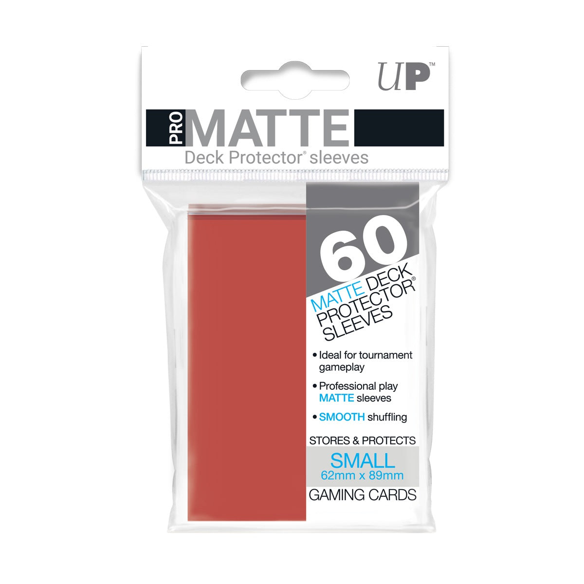 60ct Pro-Matte Red Small Deck Protectors - Duel Kingdom