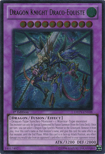 Dragon Knight Draco-Equiste [DREV-EN038] Ultimate Rare - Duel Kingdom