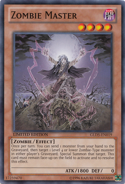 Zombie Master [GLD5-EN019] Common - Duel Kingdom