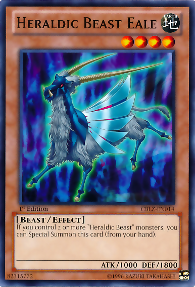 Heraldic Beast Eale [CBLZ-EN014] Common - Duel Kingdom