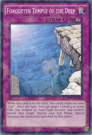 Forgotten Temple of the Deep [BP03-EN216] Shatterfoil Rare - Duel Kingdom