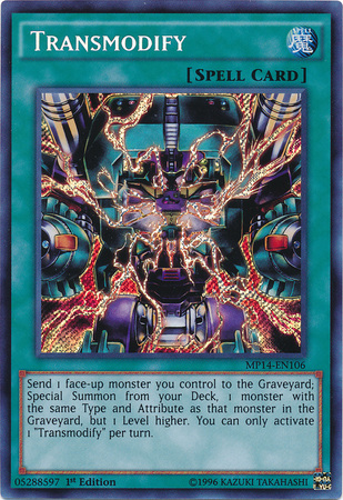 Transmodify [MP14-EN106] Secret Rare - Duel Kingdom