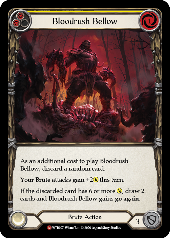 Bloodrush Bellow [WTR007] Unlimited Normal - Duel Kingdom