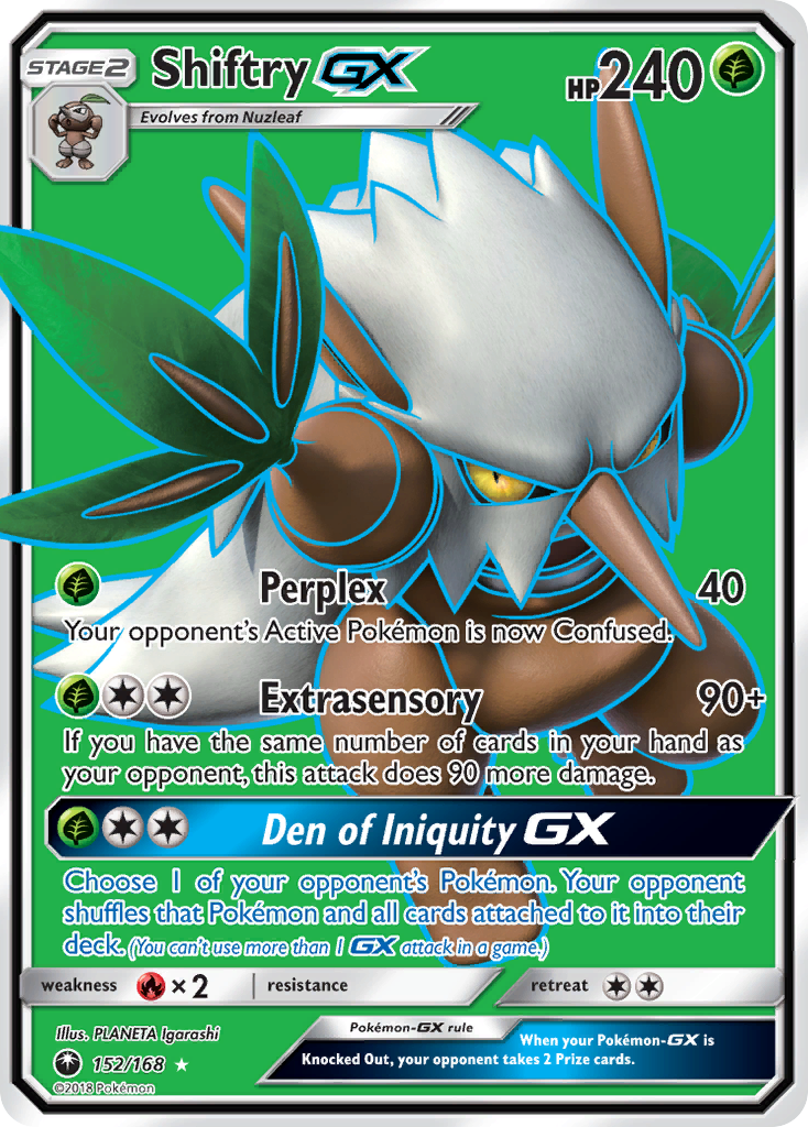 Shiftry GX (152/168) [Sun & Moon: Celestial Storm] - Duel Kingdom