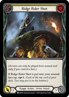 Ridge Rider Shot (Yellow) [ARC064] Unlimited Normal - Duel Kingdom