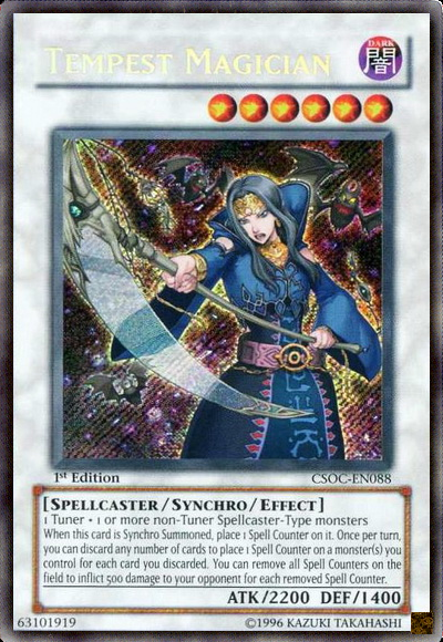 Tempest Magician [CSOC-EN088] Secret Rare - Duel Kingdom