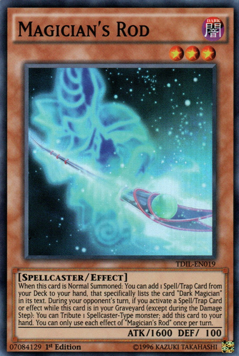 Magician's Rod [TDIL-EN019] Super Rare - Duel Kingdom