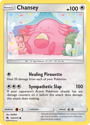 Chansey (152/214) [Sun & Moon: Lost Thunder] - Duel Kingdom