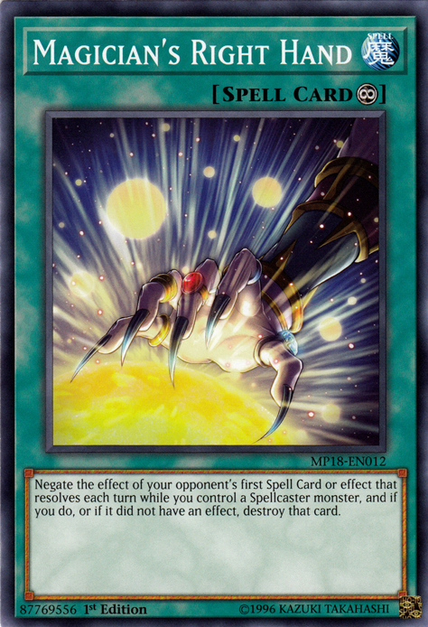 Magician's Right Hand [MP18-EN012] Common - Duel Kingdom