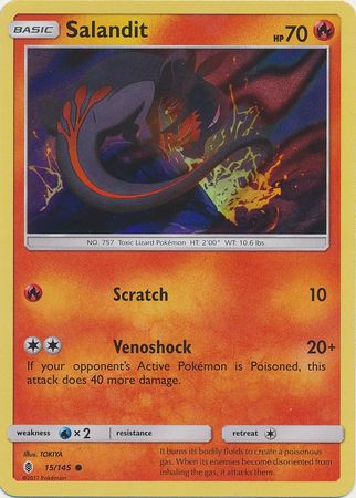 Salandit (15/145) (Collection Promo) [Sun & Moon: Guardians Rising] - Duel Kingdom