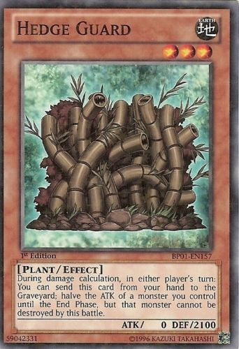 Hedge Guard [BP01-EN157] Starfoil Rare - Duel Kingdom