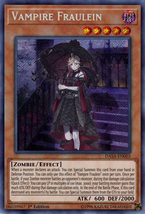 Vampire Fraulein [DASA-EN003] Secret Rare - Duel Kingdom