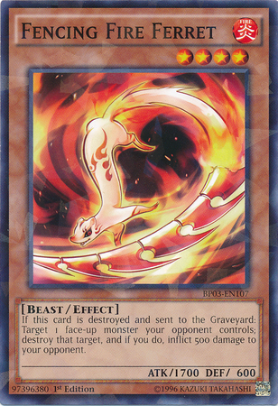 Fencing Fire Ferret [BP03-EN107] Shatterfoil Rare - Duel Kingdom