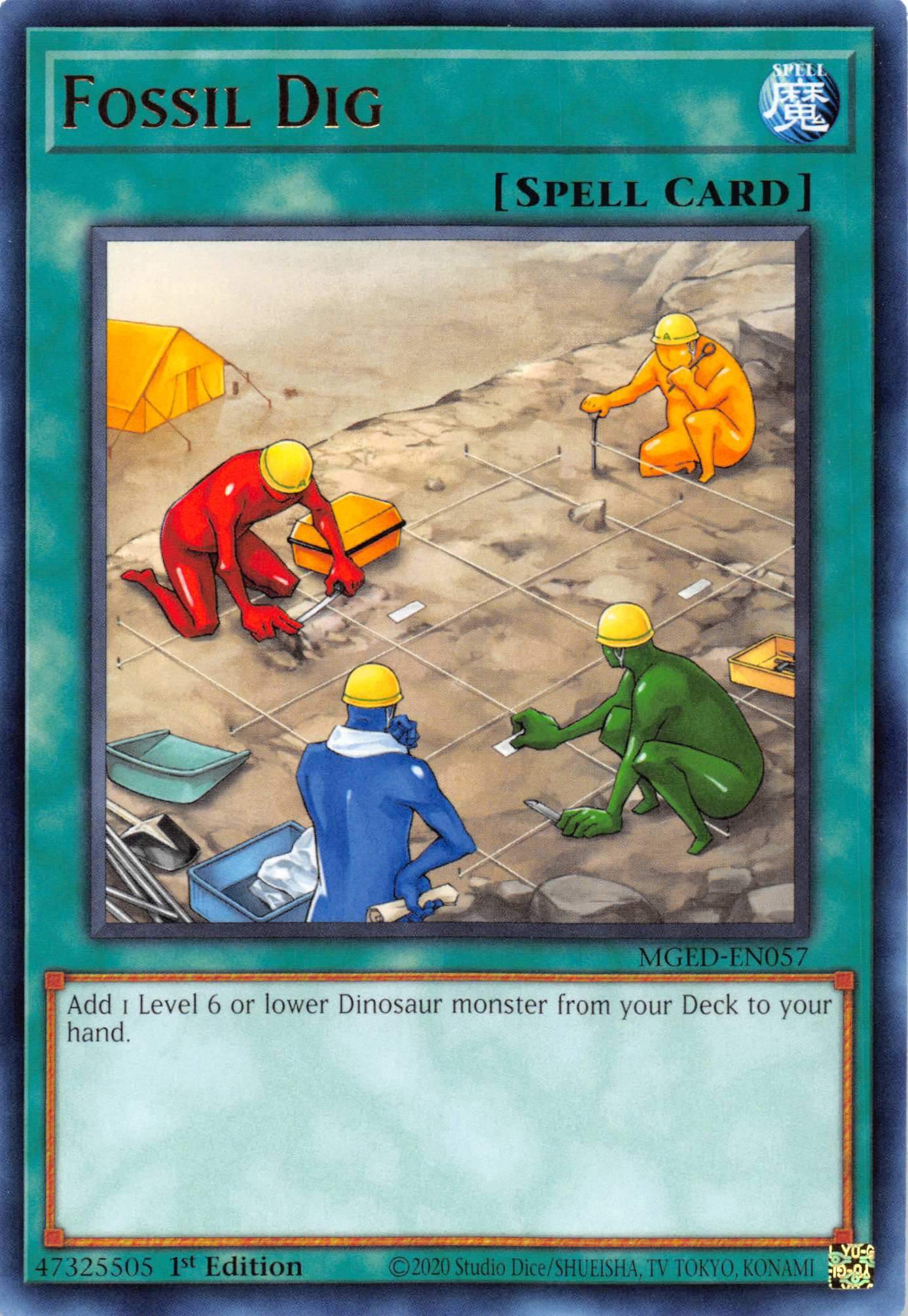 Fossil Dig [MGED-EN057] Rare - Duel Kingdom