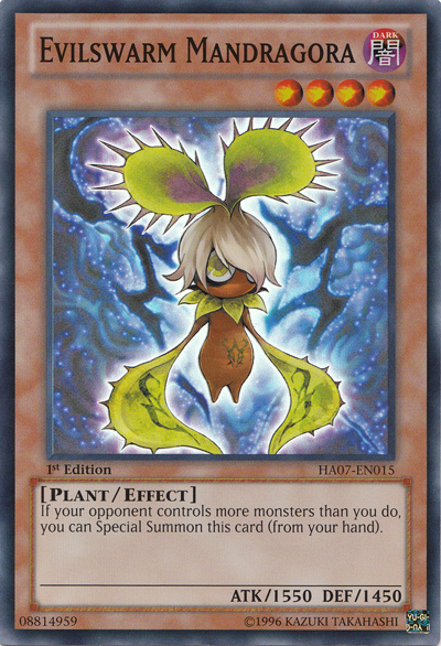 Evilswarm Mandragora [HA07-EN015] Super Rare - Duel Kingdom