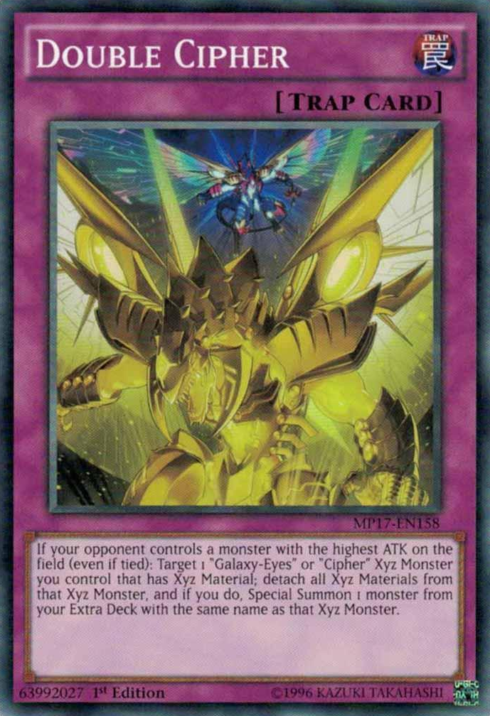 Double Cipher [MP17-EN158] Common - Duel Kingdom