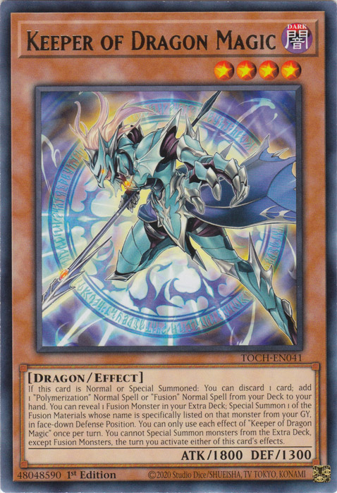 Keeper of Dragon Magic [TOCH-EN041] Rare - Duel Kingdom