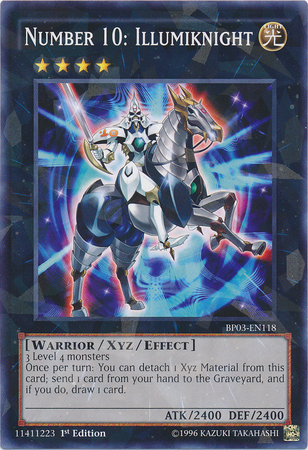 Number 10: Illumiknight [BP03-EN118] Shatterfoil Rare - Duel Kingdom