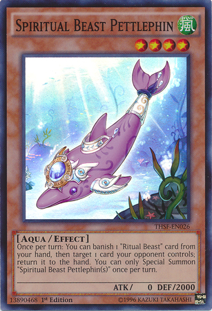 Spiritual Beast Pettlephin [THSF-EN026] Super Rare - Duel Kingdom