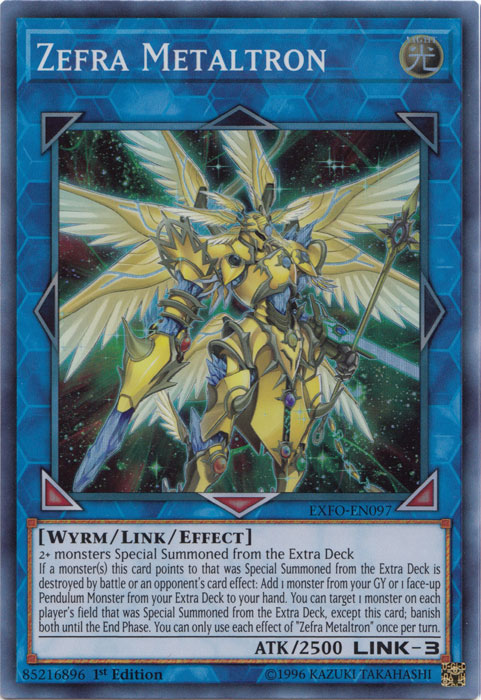 Zefra Metaltron [EXFO-EN097] Super Rare - Duel Kingdom