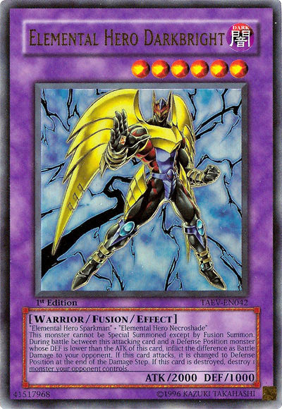 Elemental Hero Darkbright [TAEV-EN042] Ultra Rare - Duel Kingdom