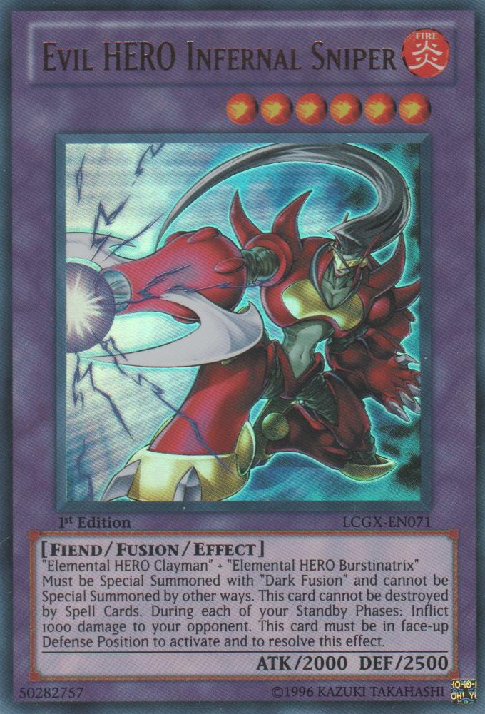 Evil HERO Infernal Sniper [LCGX-EN071] Ultra Rare - Duel Kingdom