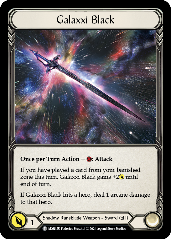 Chane // Galaxxi Black [MON154 // MON155] 1st Edition Normal - Duel Kingdom