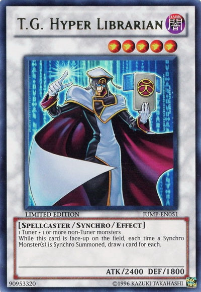 T.G. Hyper Librarian [JUMP-EN051] Ultra Rare - Duel Kingdom