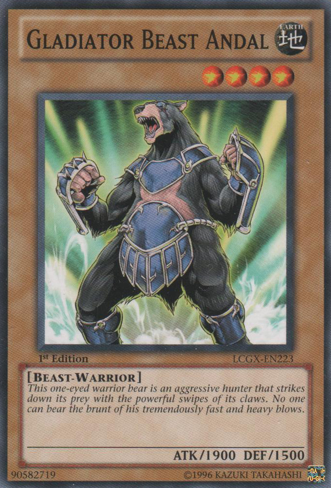 Gladiator Beast Andal [LCGX-EN223] Common - Duel Kingdom