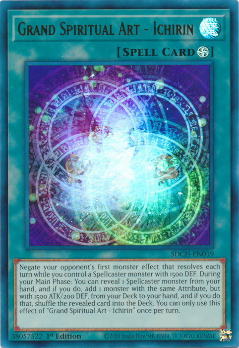 Grand Spiritual Art - Ichirin [SDCH-EN019] Ultra Rare - Duel Kingdom